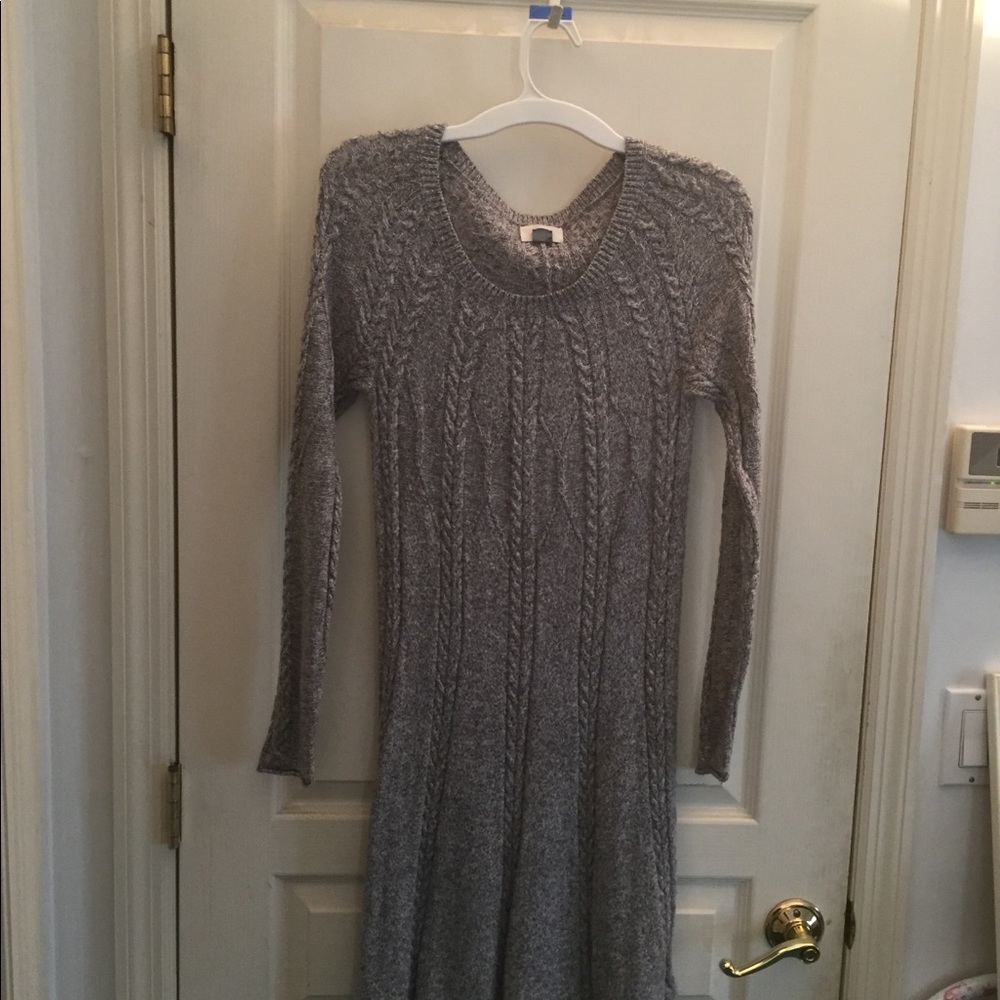 Grey Sweater Dress
